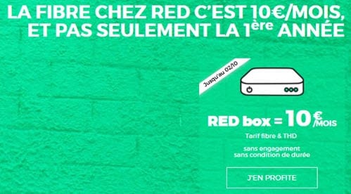 Promo: La Série Spéciale RED Box encore à 10 euros par mois à VIE