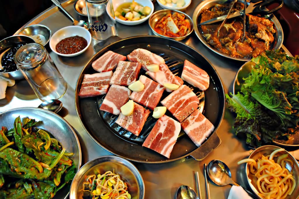 Le barbecue coréen