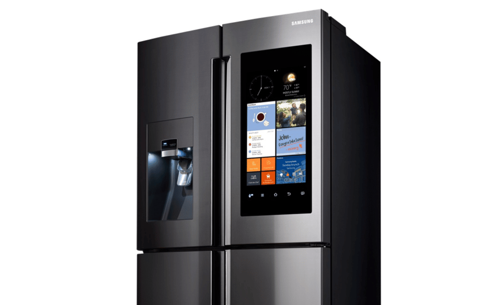 Zoom sur le frigo américain Samsung