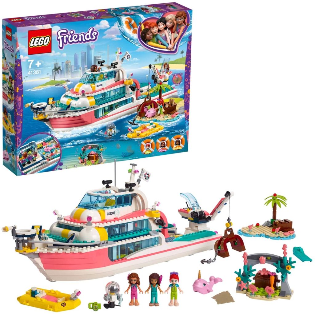 LEGO®-Friends Le bateau de sauvetage 41381